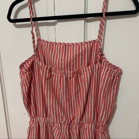 Ci Sono Linen Striped Sleeveless Jumpsuit - Picture 5 of 10